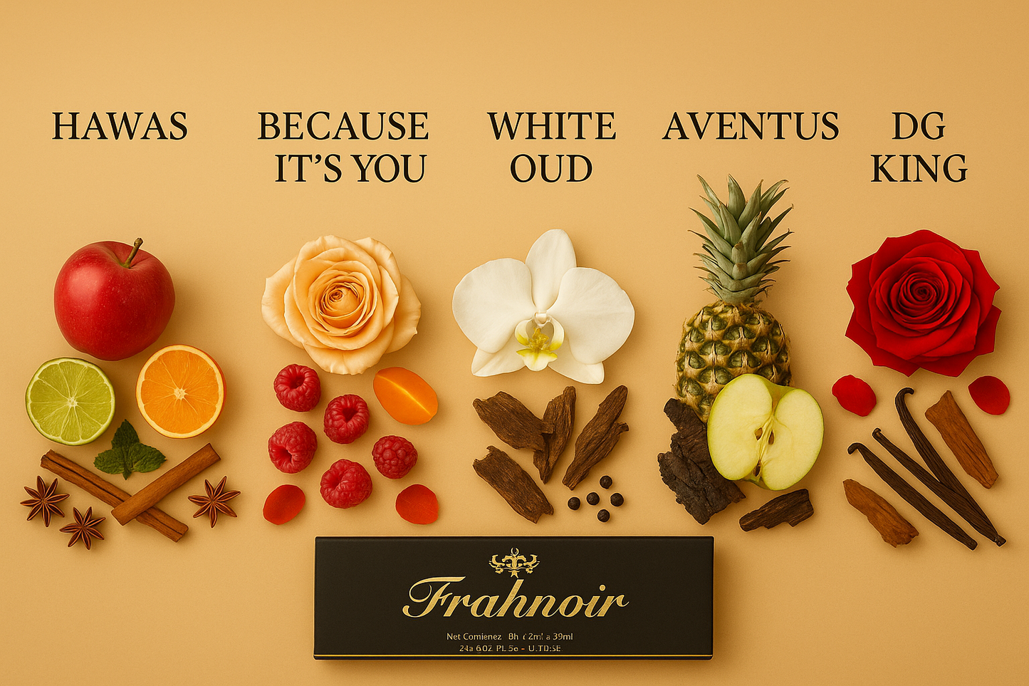 FRAHNOIR Discovery Perfume Set – 5 x 3ml